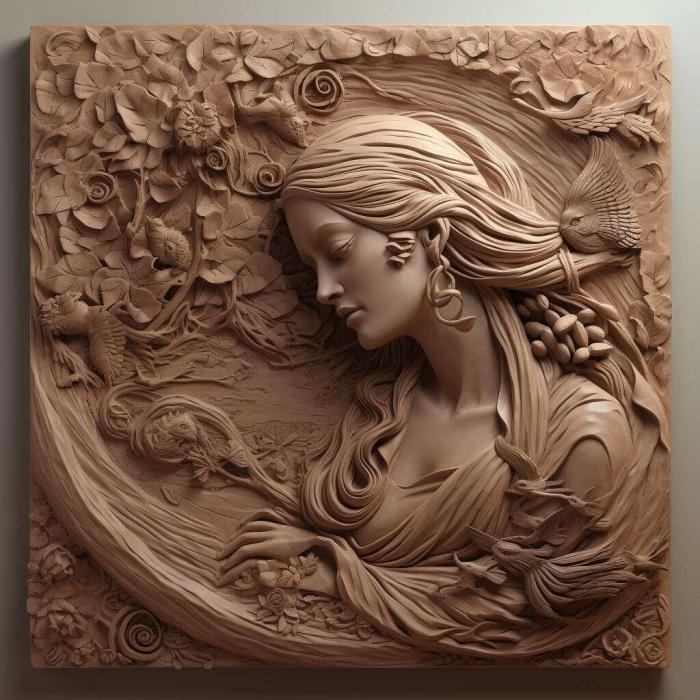 نموذج ثلاثي الأبعاد لآلة CNC 3D Art 